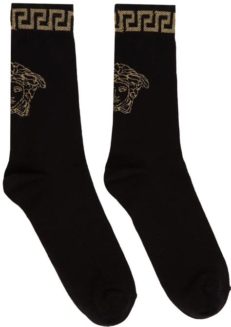 versace socks wholesale|Versace socks black and gold.